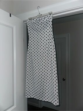 Vintage Inspired Polka Dot Halter Midi Dress